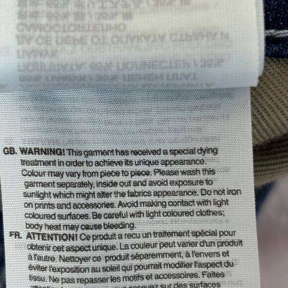 G-Star Raw Men 5620 3D Low Tapered Jeans Size 36x34 Blue Denim Italy D051 -20 - Picture 13 of 16